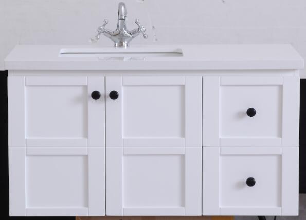 900mm Matte White Shaker Vanity Wall Hung - 633-B