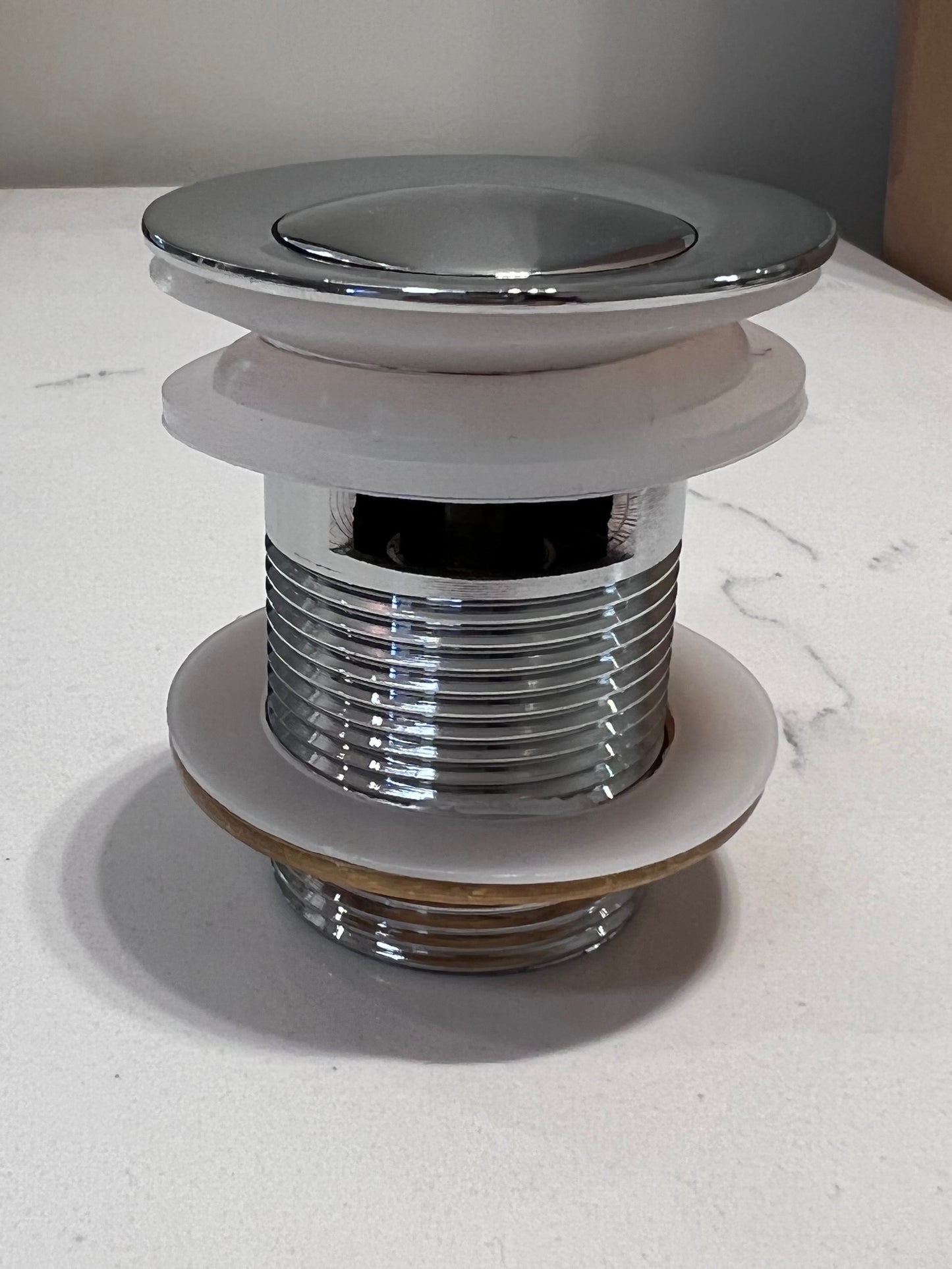 40mm Chrome Pop Up Basin Waste With Overflow