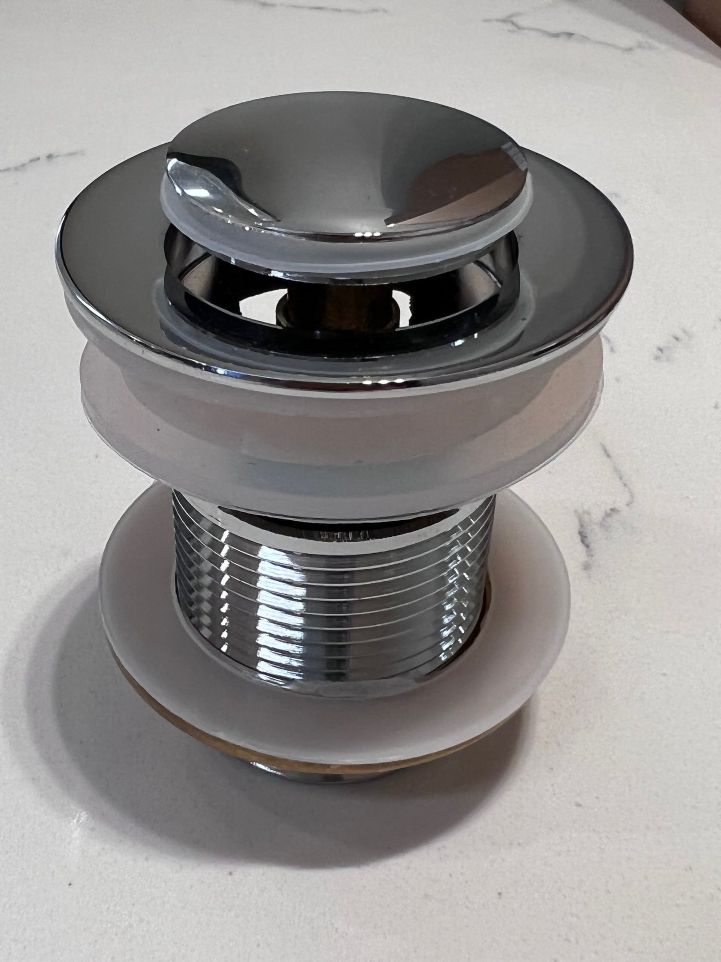 40mm Chrome Pop Up Basin Waste With Overflow