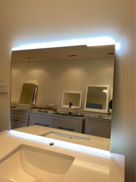 750x650mm Rectangular LED Mirror - Emily-F