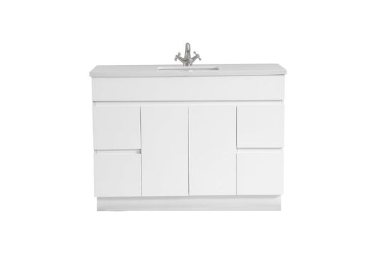 1200mm Matte White Vanity - 616-C