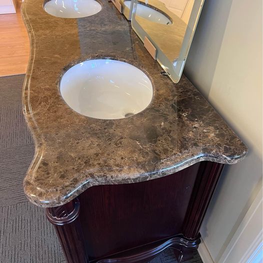 1800mm Victorian Style Bathroom Vanities with matching Mirror (Sold Separately)