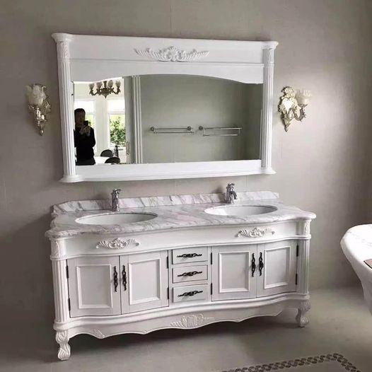 1800mm Victorian Style Bathroom Vanities with matching Mirror (Sold Separately)