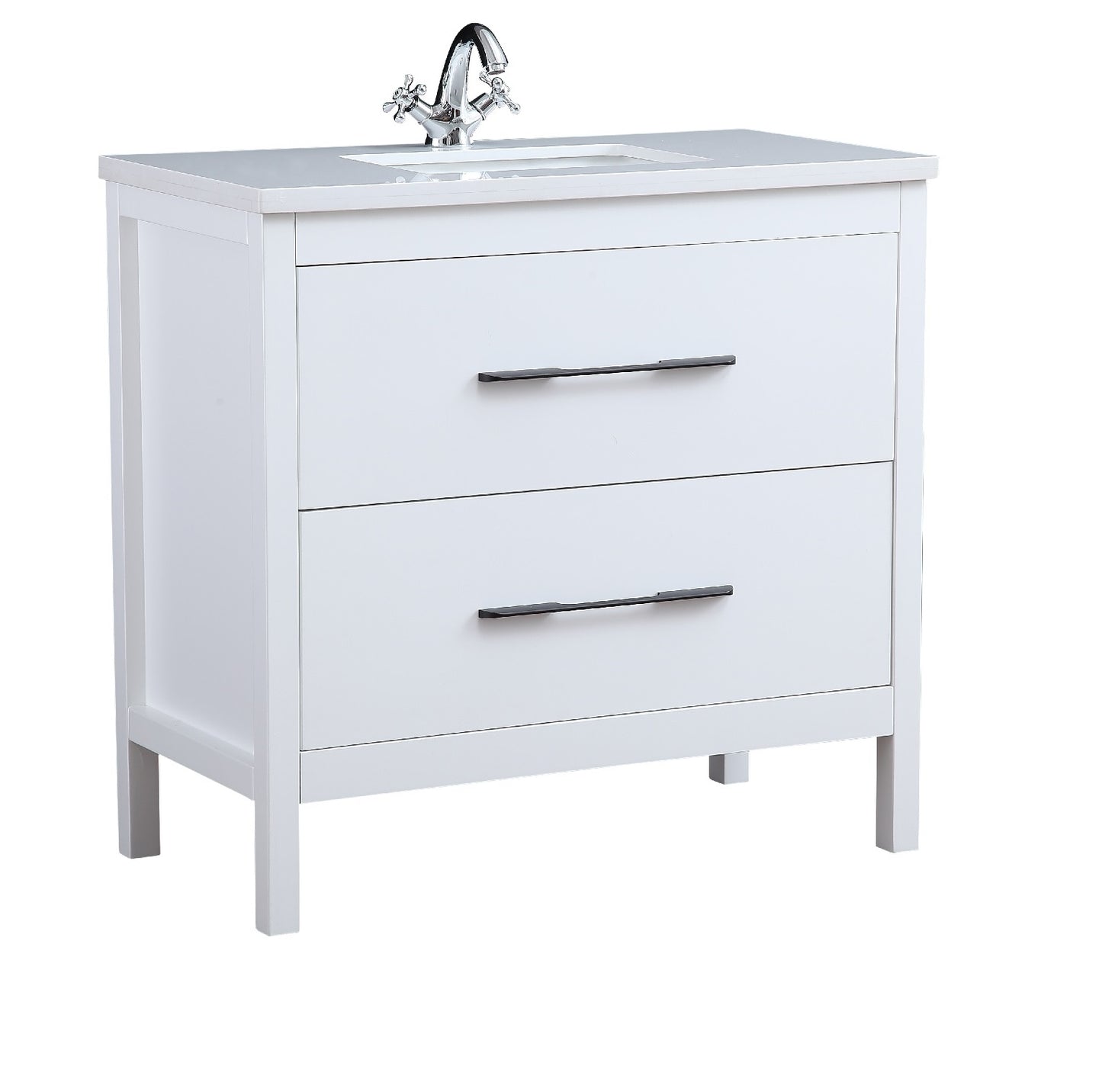 750mm Drawer Style Matte White - 621-A