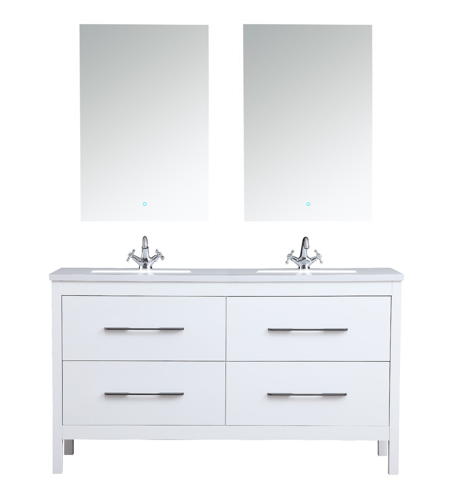 1500mm Drawer Style Matte White - 621-D